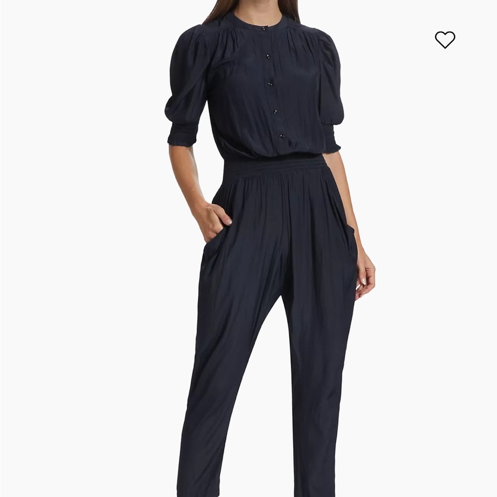 Ramy Brook Silk navy blue jumpsuit M